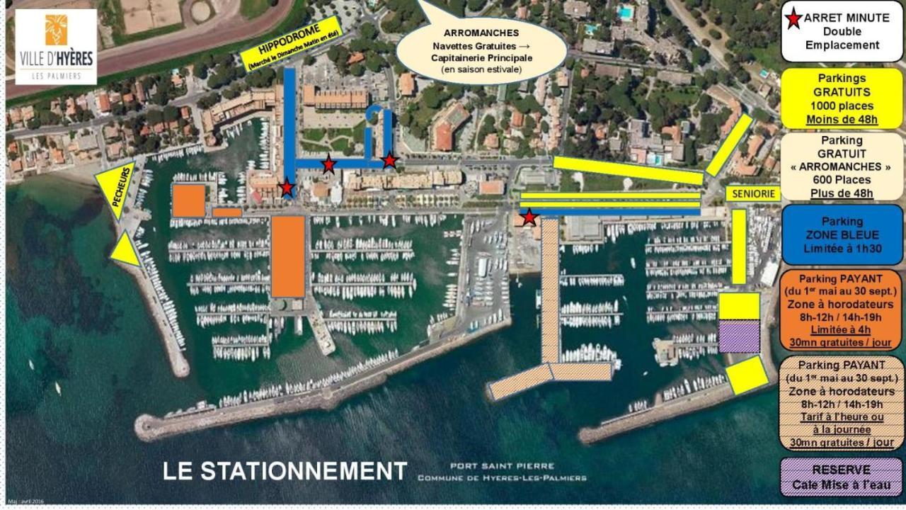 Port La Gavine Vue Mer Йер Экстерьер фото